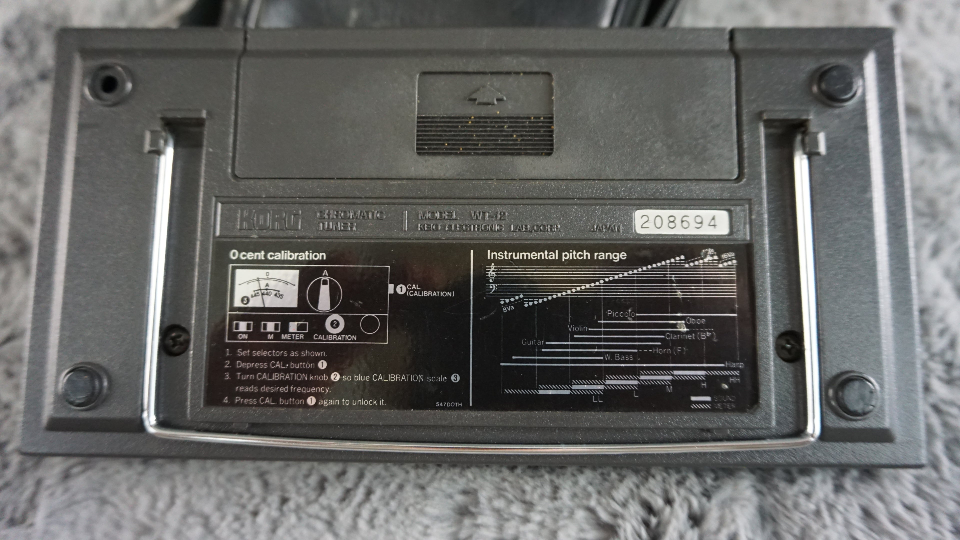 Korg WT-12 Chromatic Tuner