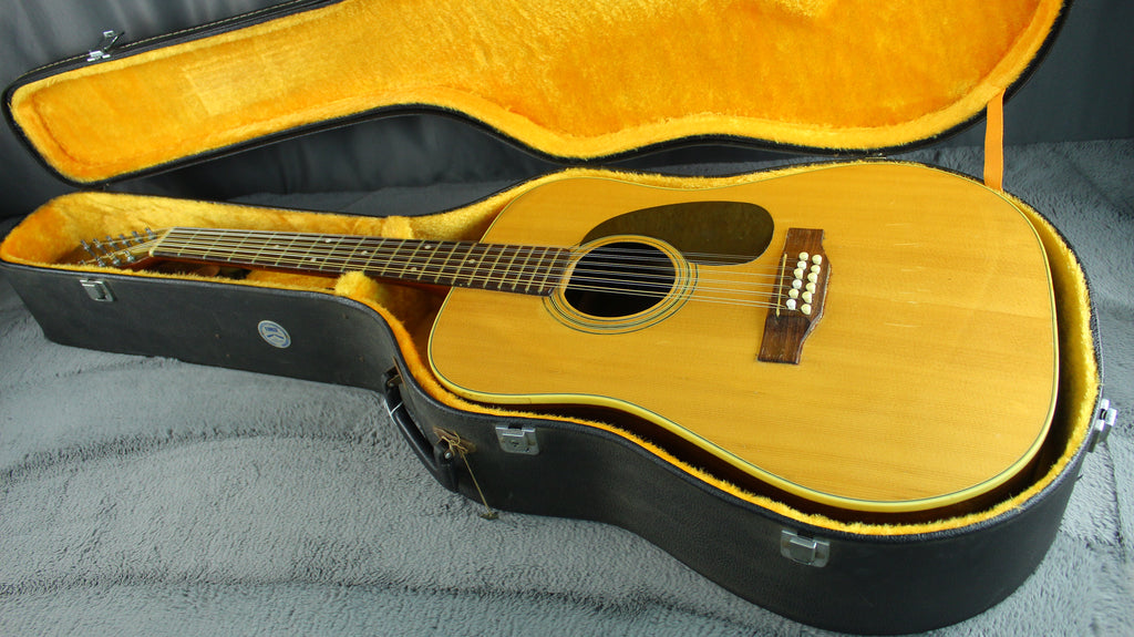 Morris B12-28 Japan 12-String Acoustic w/ Hard Case