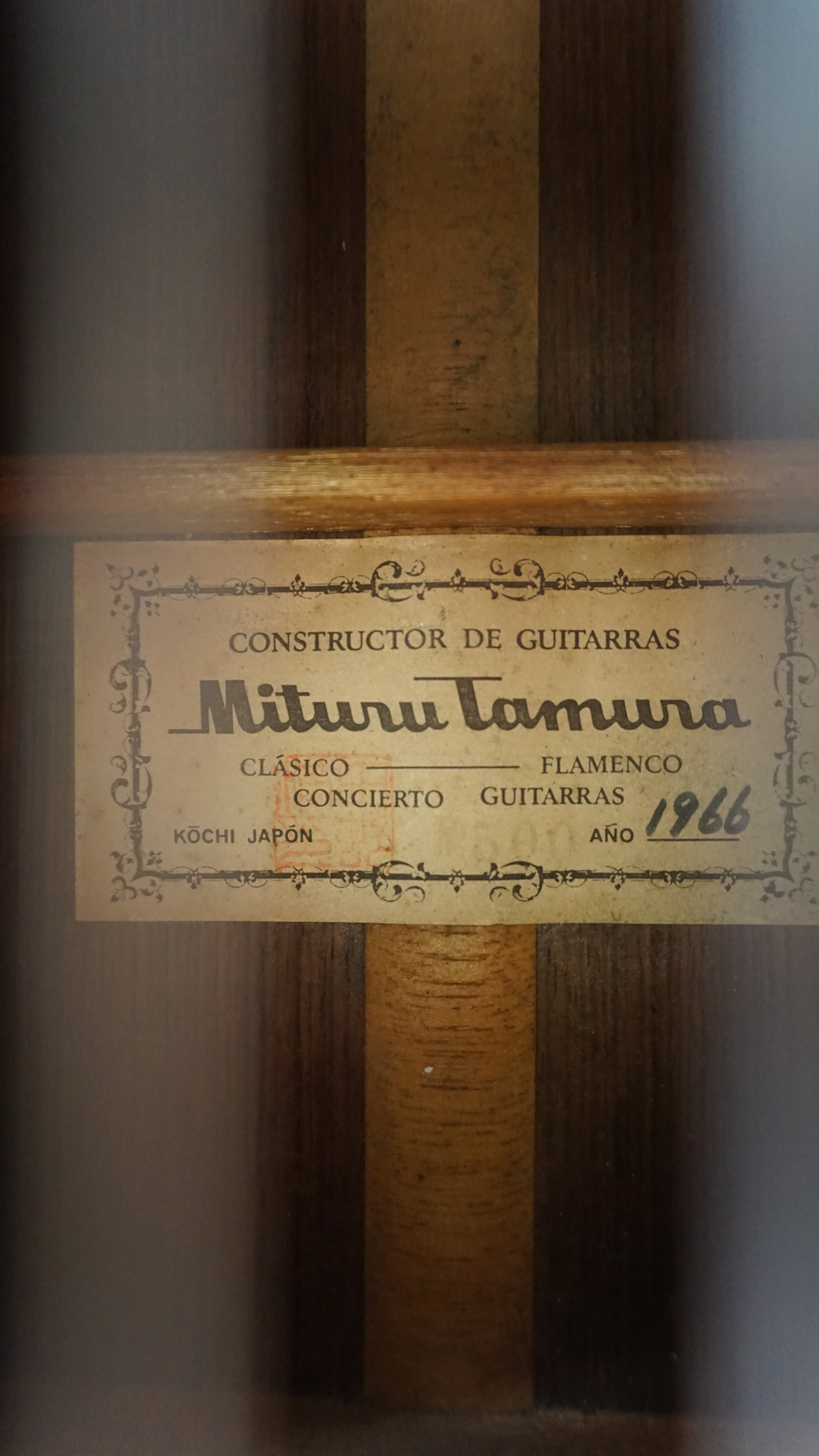 Mitsuru Tamura No. 500 Clasico Flamenco 1966