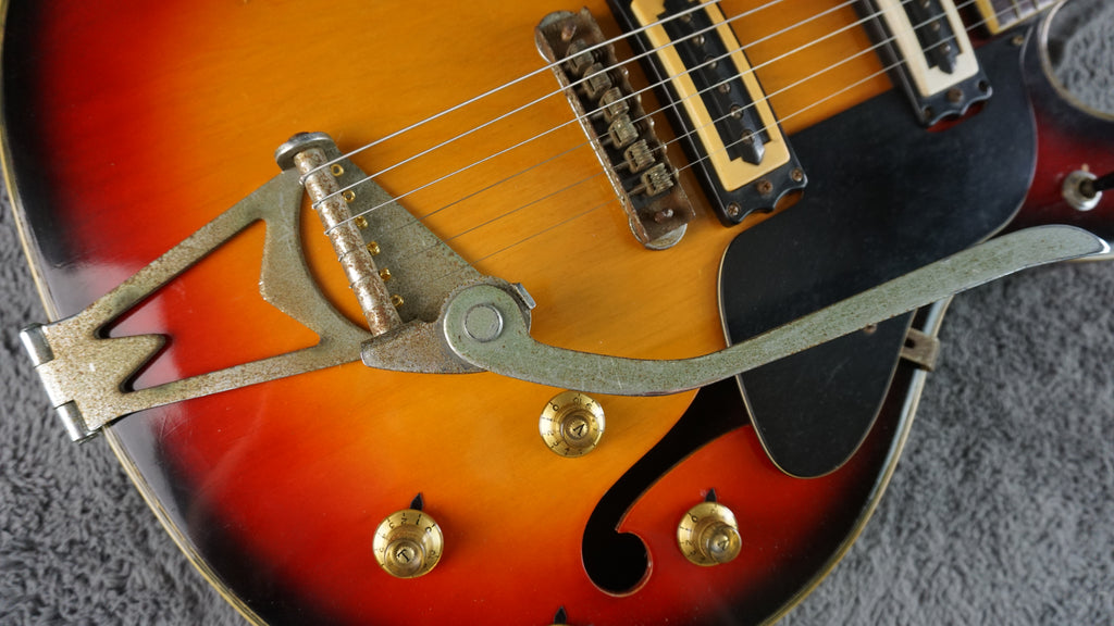 Firstman Semi Hollow Body 1960s rare  - Sunburst Japan