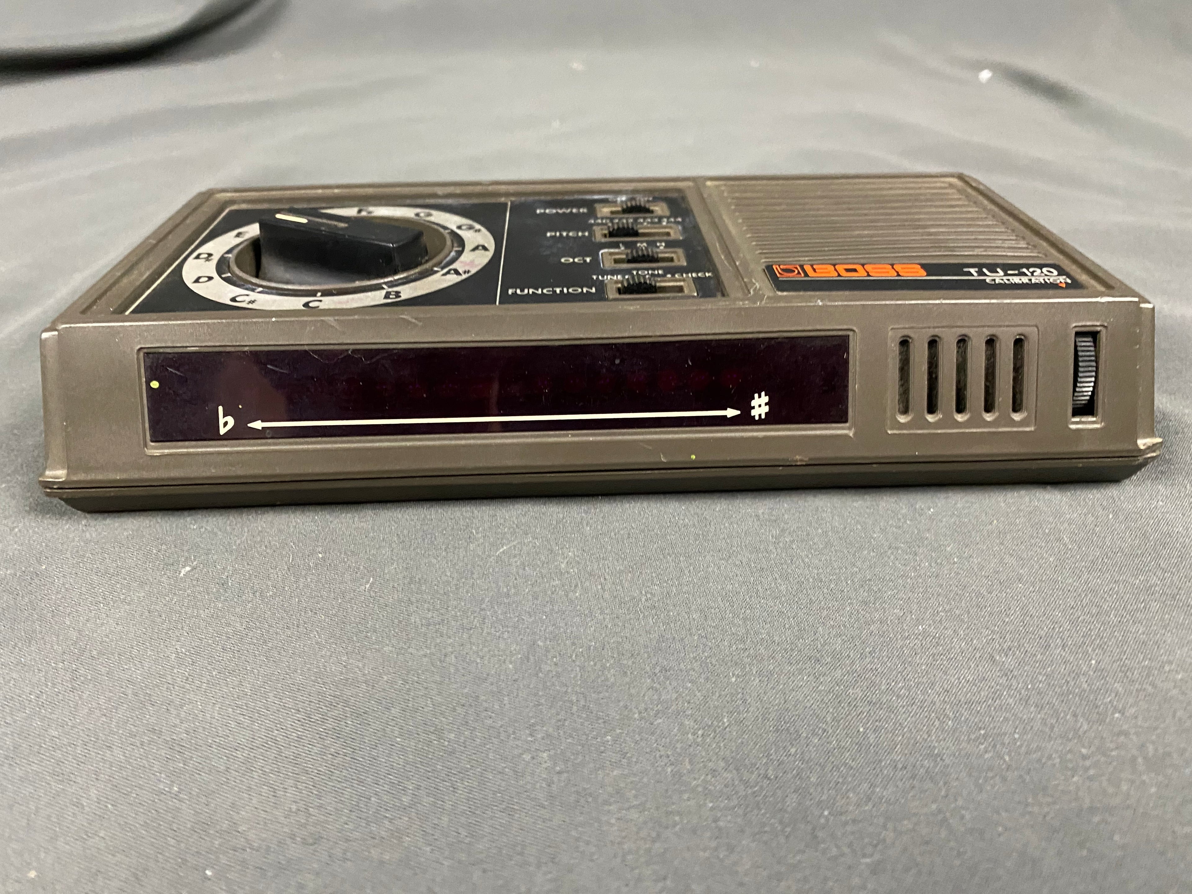Boss TU-120 Vintage Guitar Tuner Accurate and Rare! 1980’s