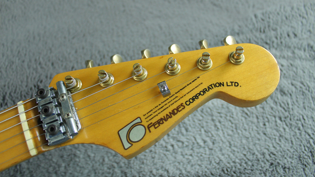 Fernandes/Burny S-Style - Tobacco Burst Japan Floyd Rose Style