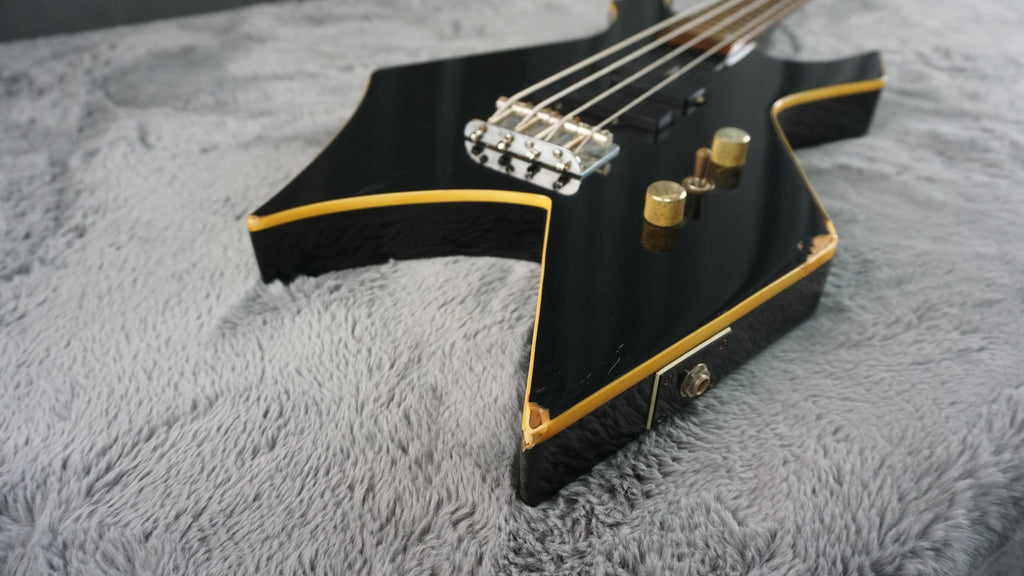 Burny XB-95H - Black Bass Guitar