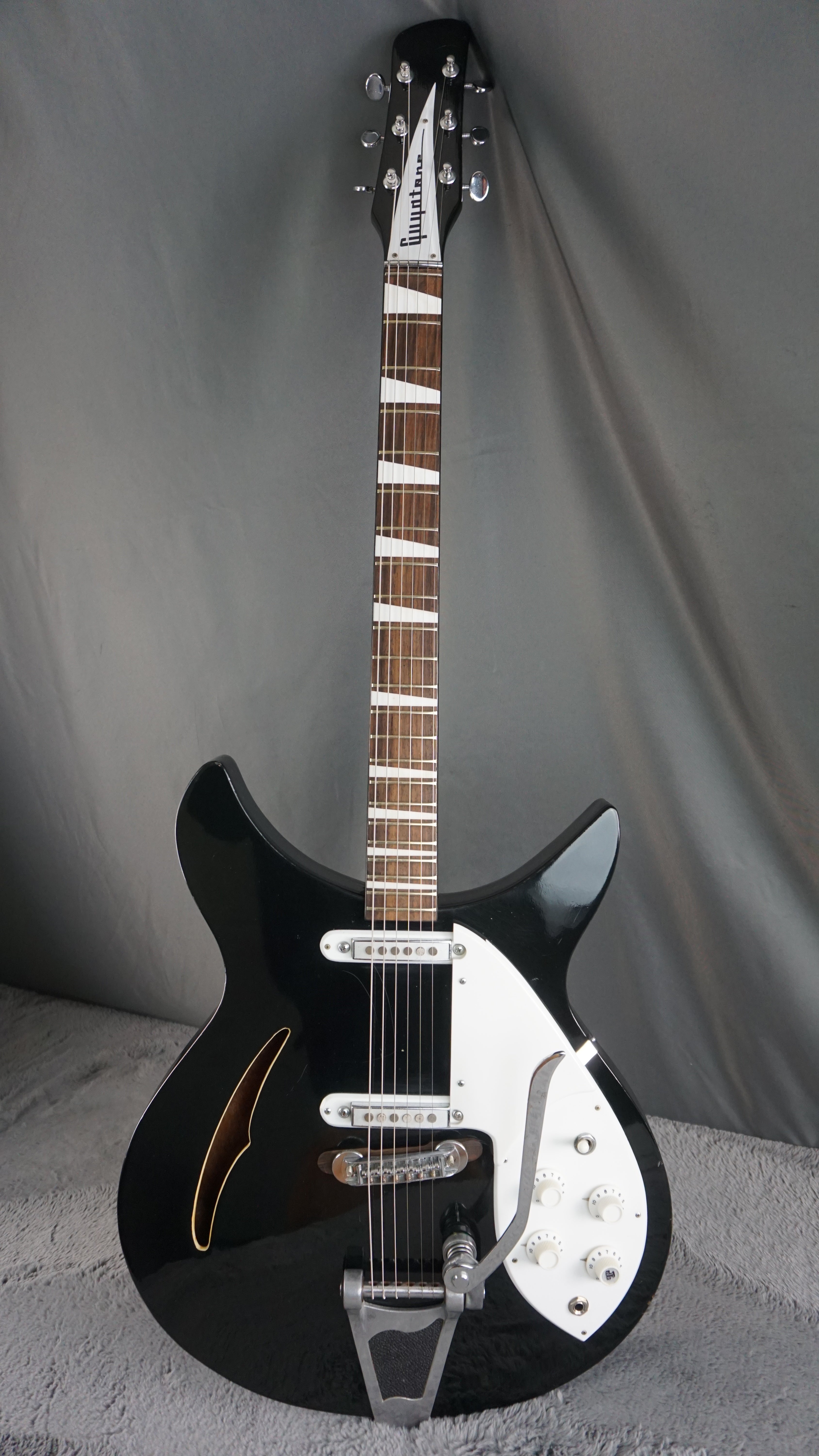Guyatone SG42T 1960s - Black Super Rare Double Cut Japan