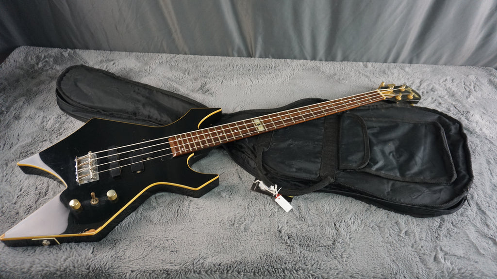 Burny XB-95H - Black Bass Guitar
