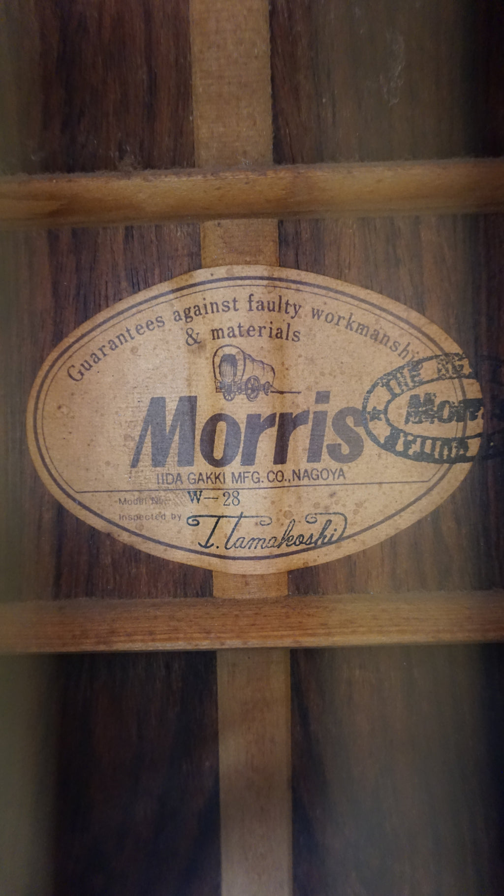 Morris W-28 "D-28 Style" Japan Acoustic Guitar