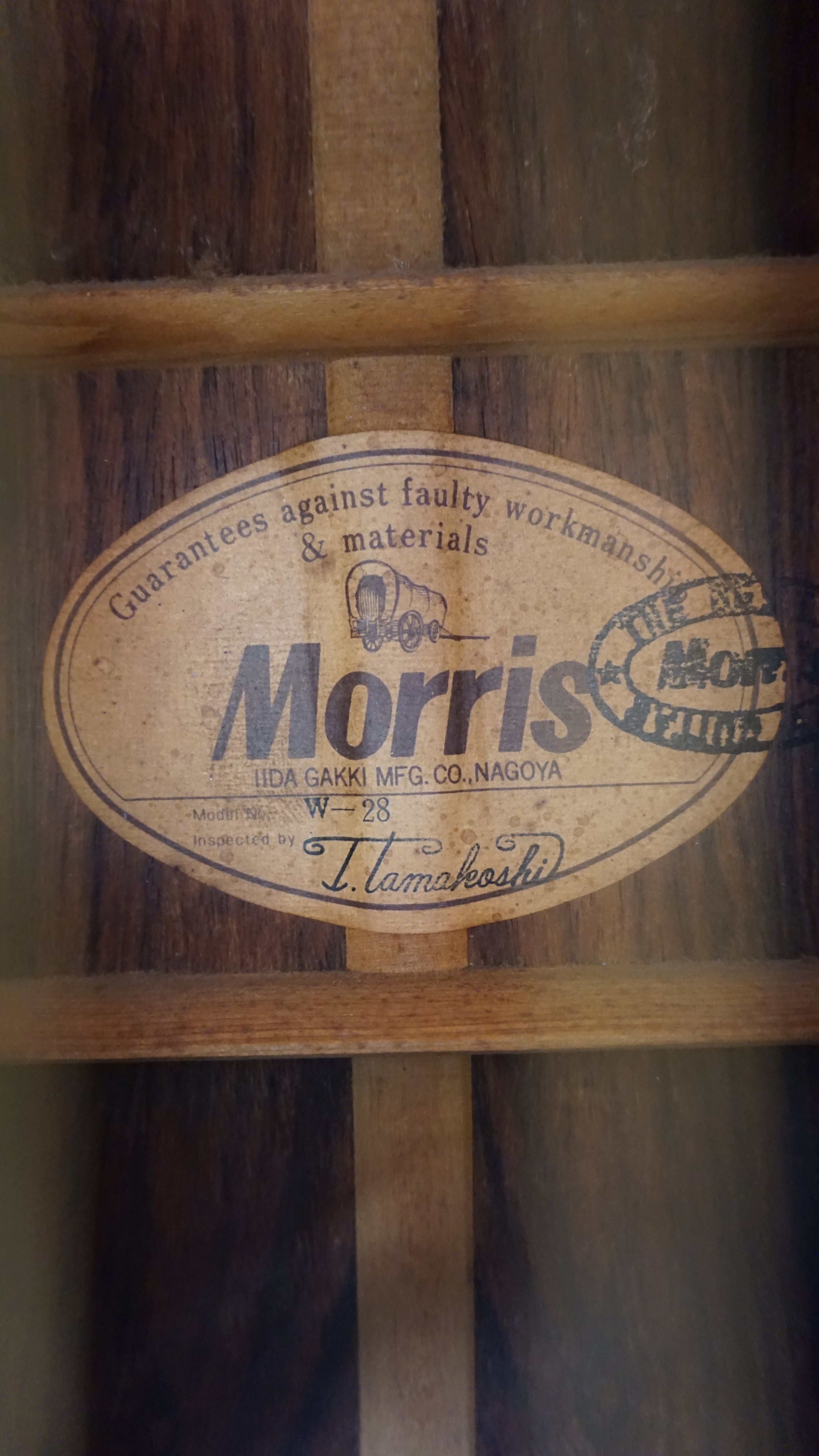 Morris W-28 "D-28 Style" Japan Acoustic Guitar