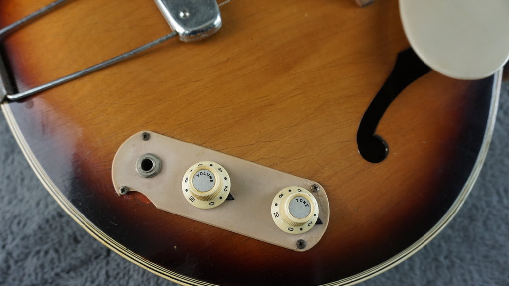Teisco EP-14 1960s - Brown Burst Hollow Body Electric