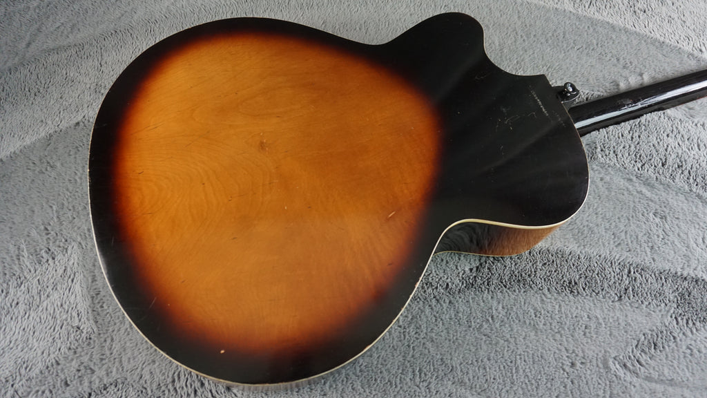 Teisco EP-14 1960s - Brown Burst Hollow Body Electric
