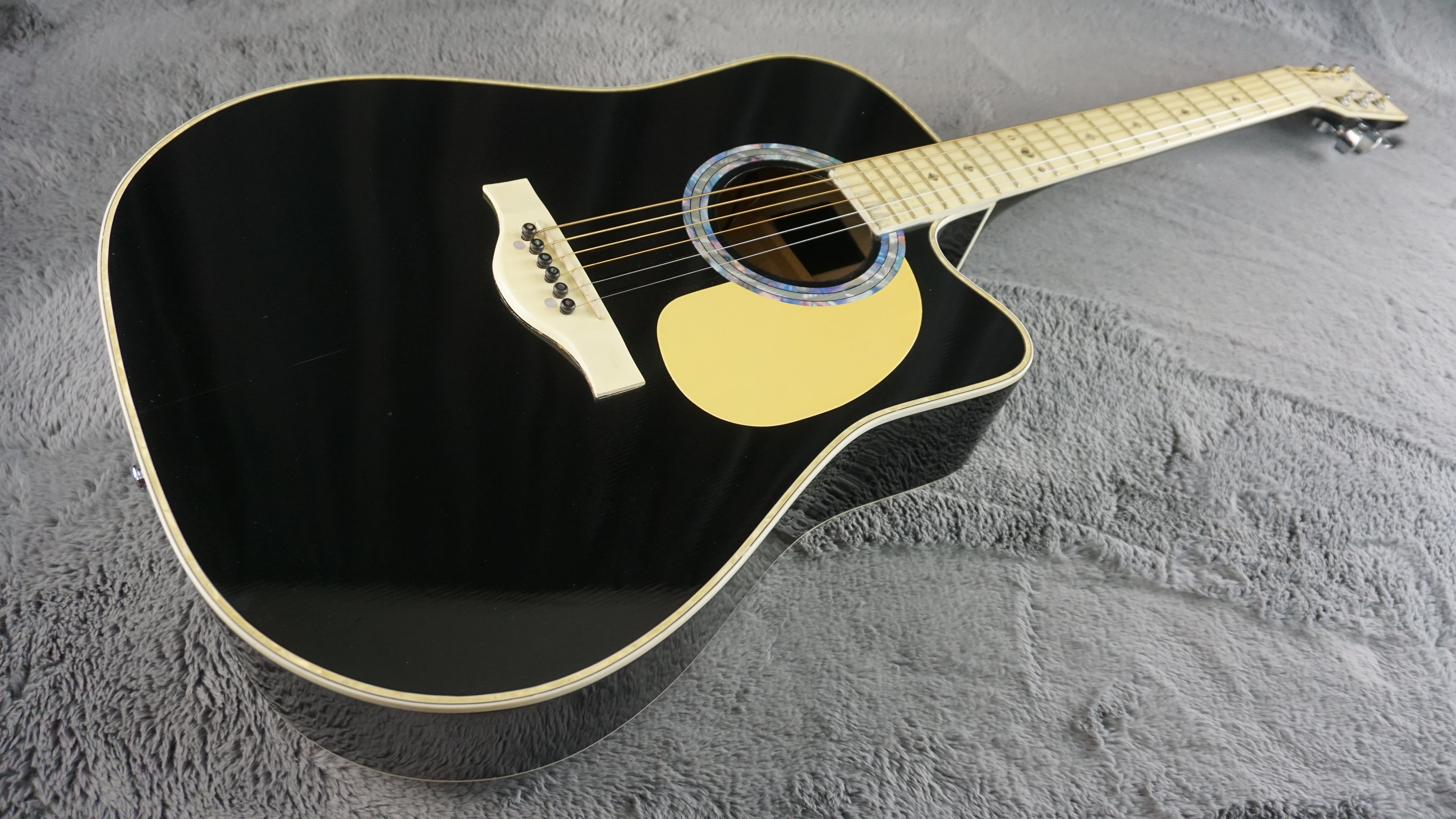 Esteban Vl-100 - Black Acoustic Guitar