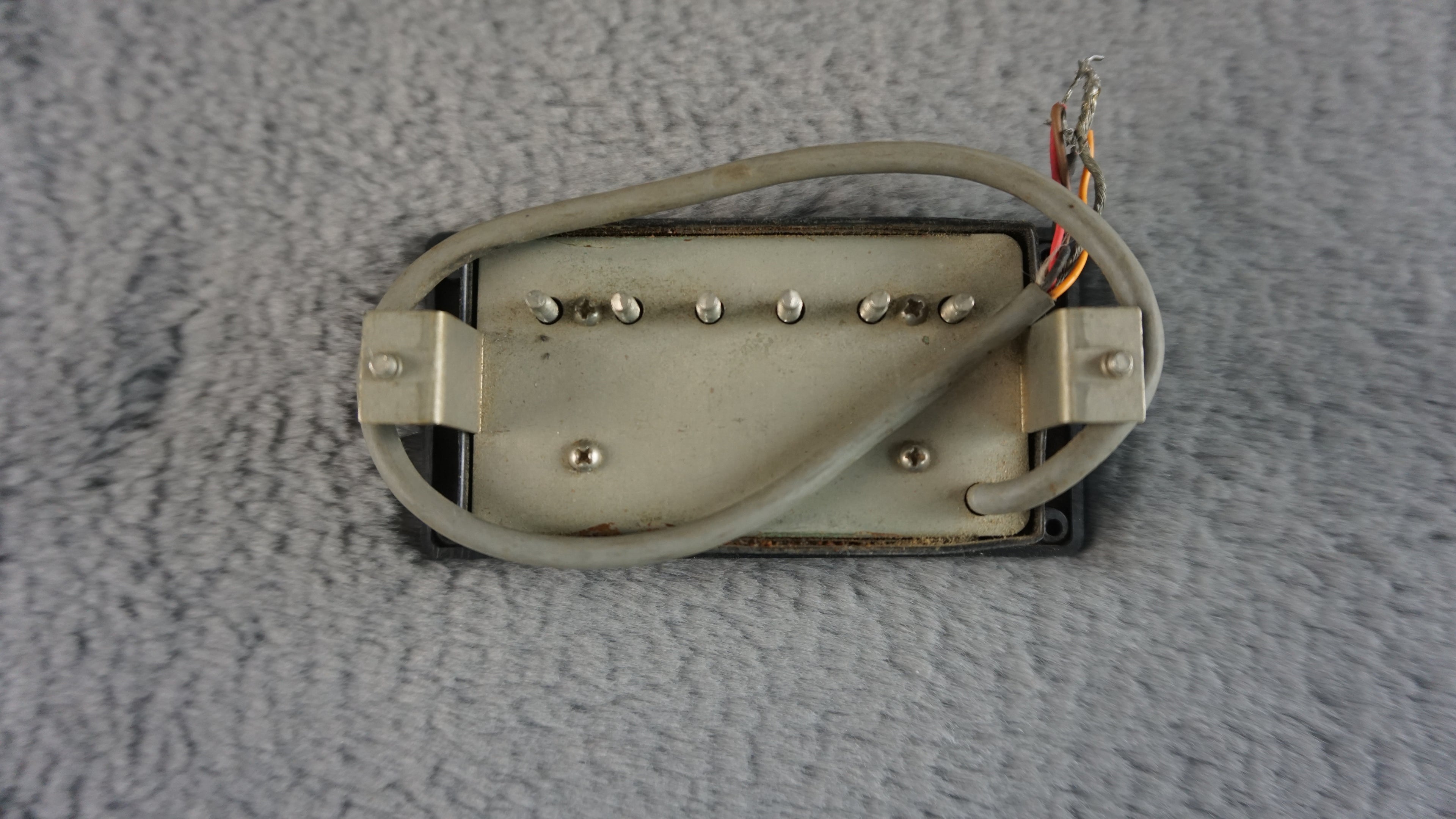 Tokai 4-Wire Black Humbucker w/ Black Pickup Ring & Cover Etching