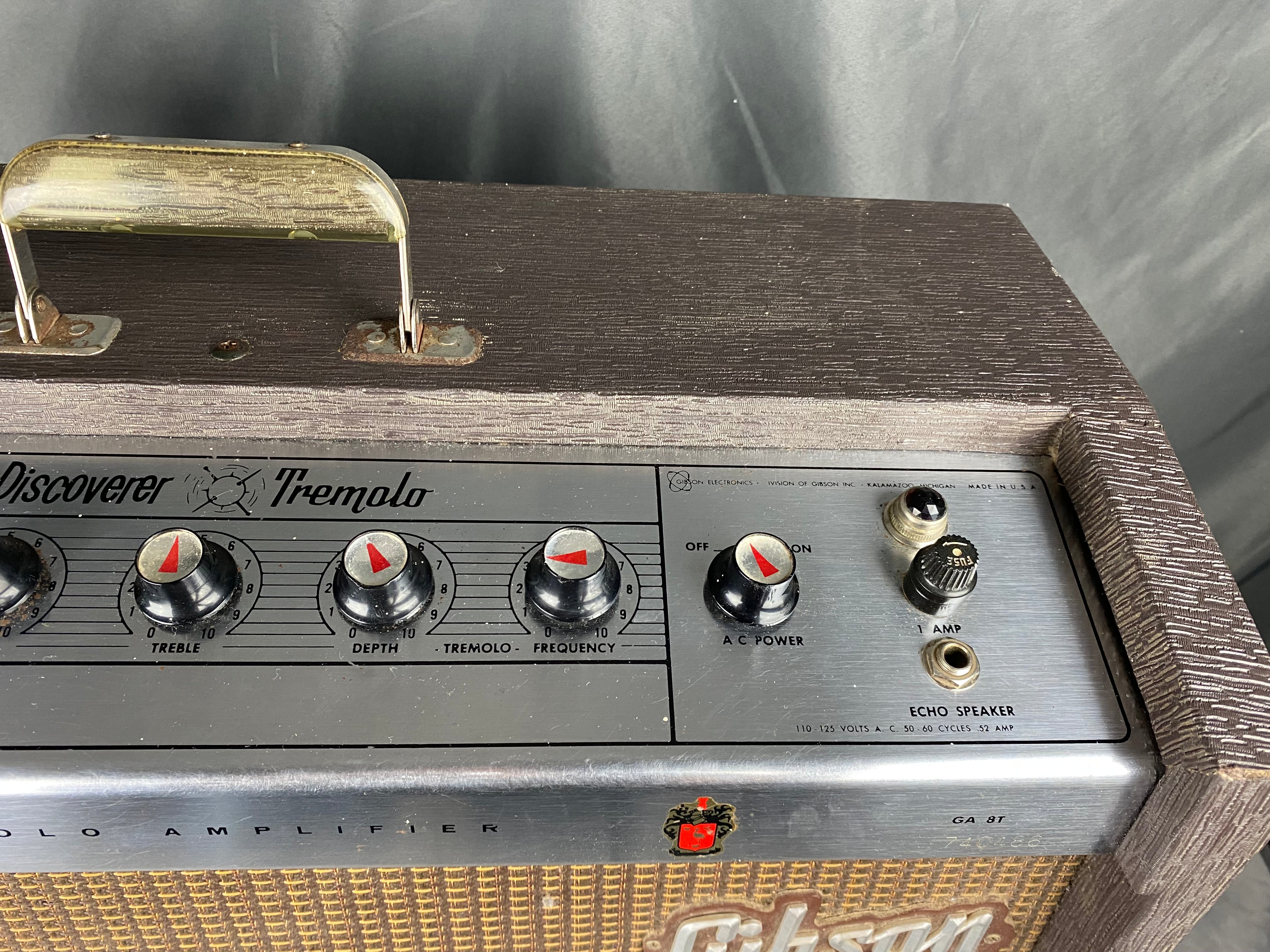 Gibson GA-8T Discoverer Tremolo Tube Amp Serviced 1964