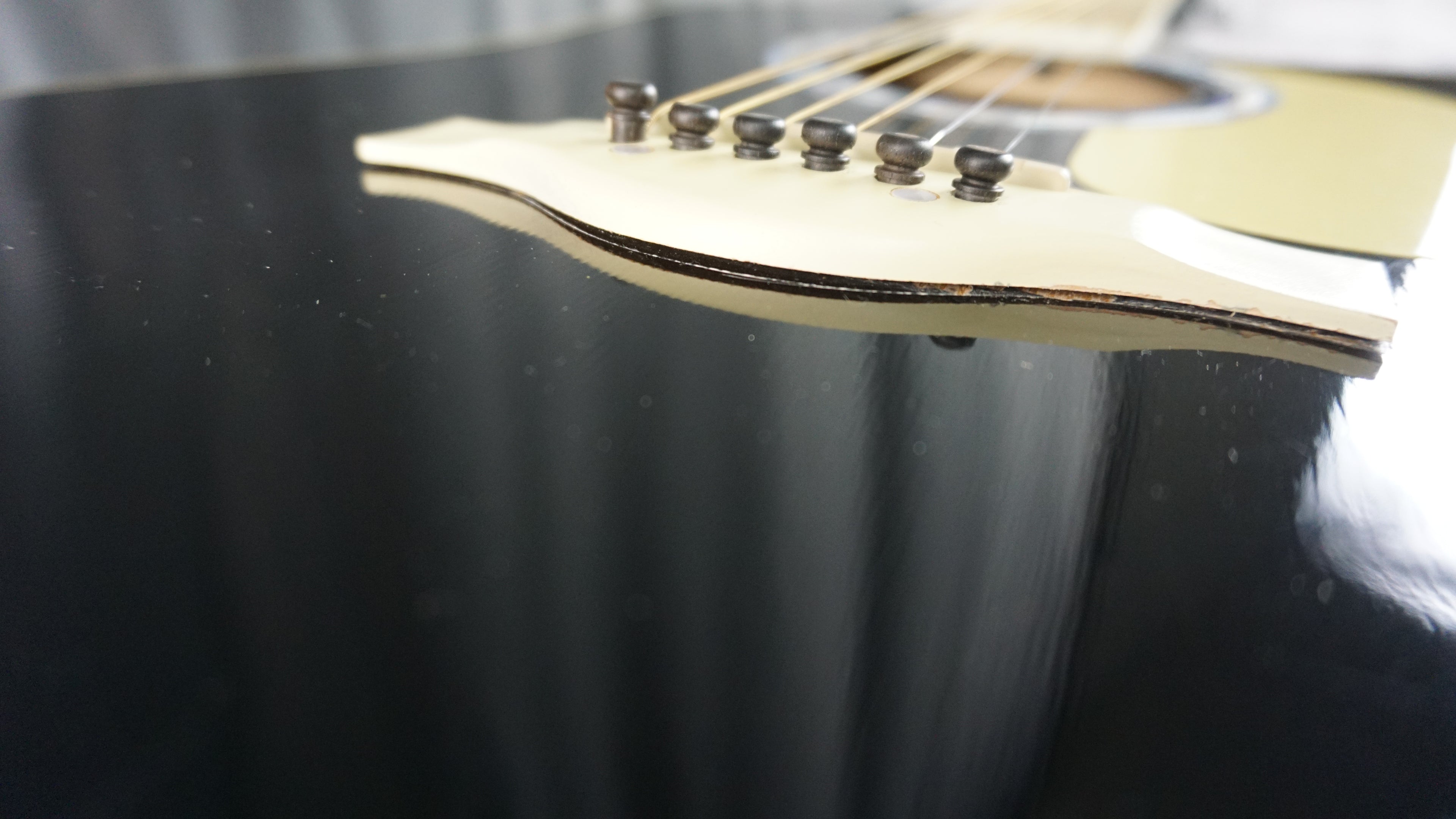 Esteban Vl-100 - Black Acoustic Guitar