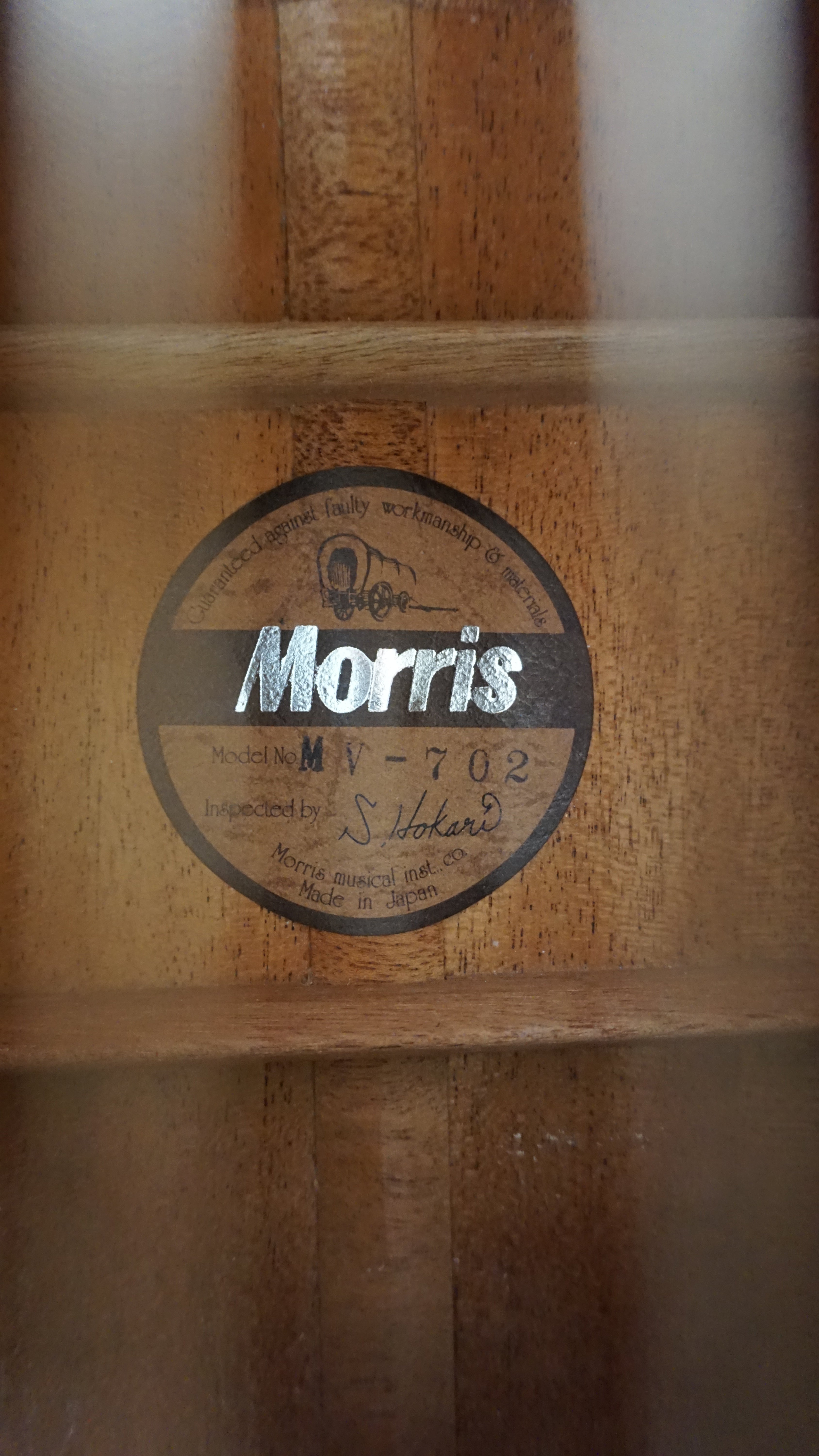 Morris MV-702 1980s - Natural MIJ Acoustic