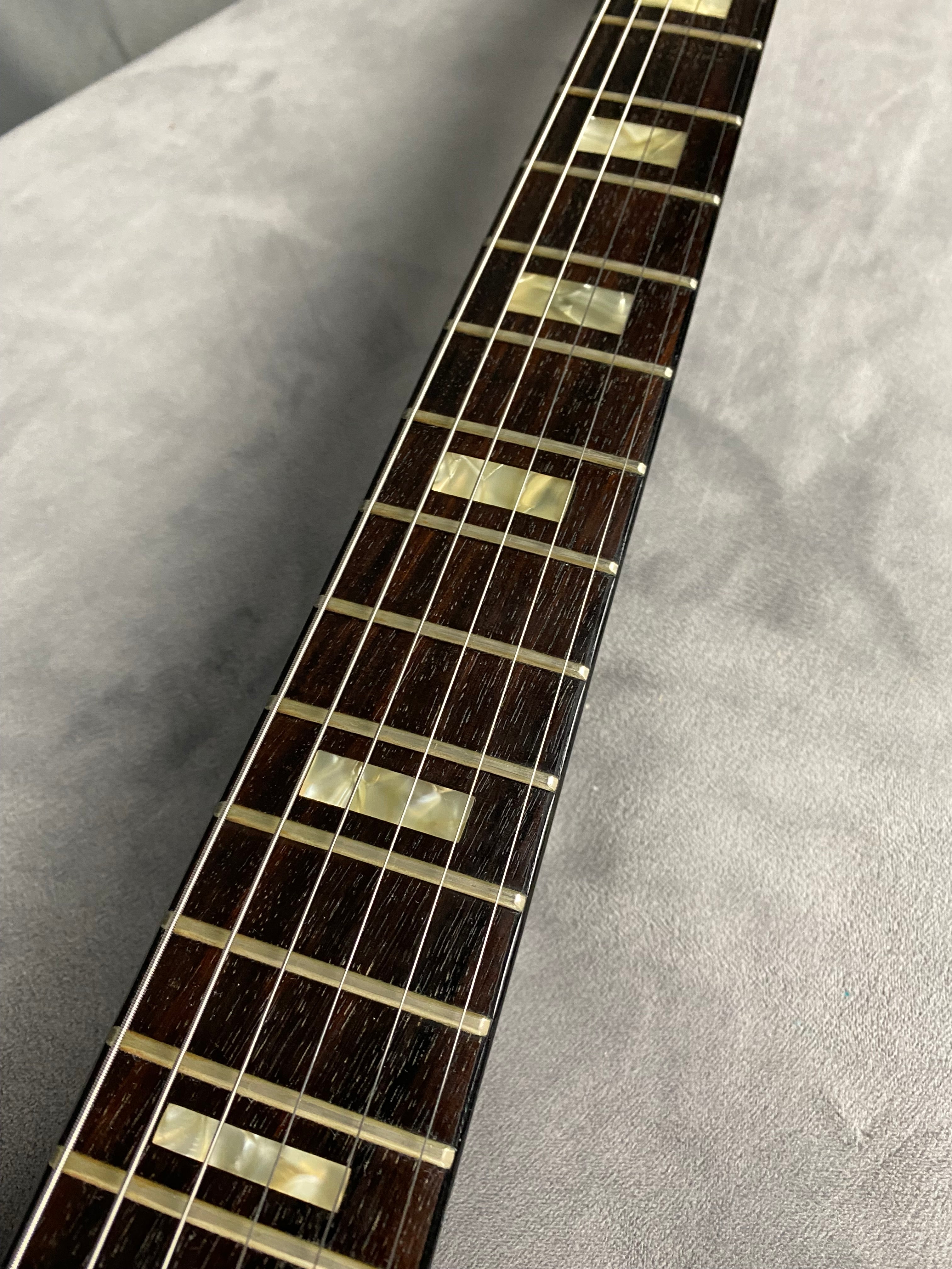 Heerby SG Kasuga MIJ Rare! Neck Thru 1977 Trans Red