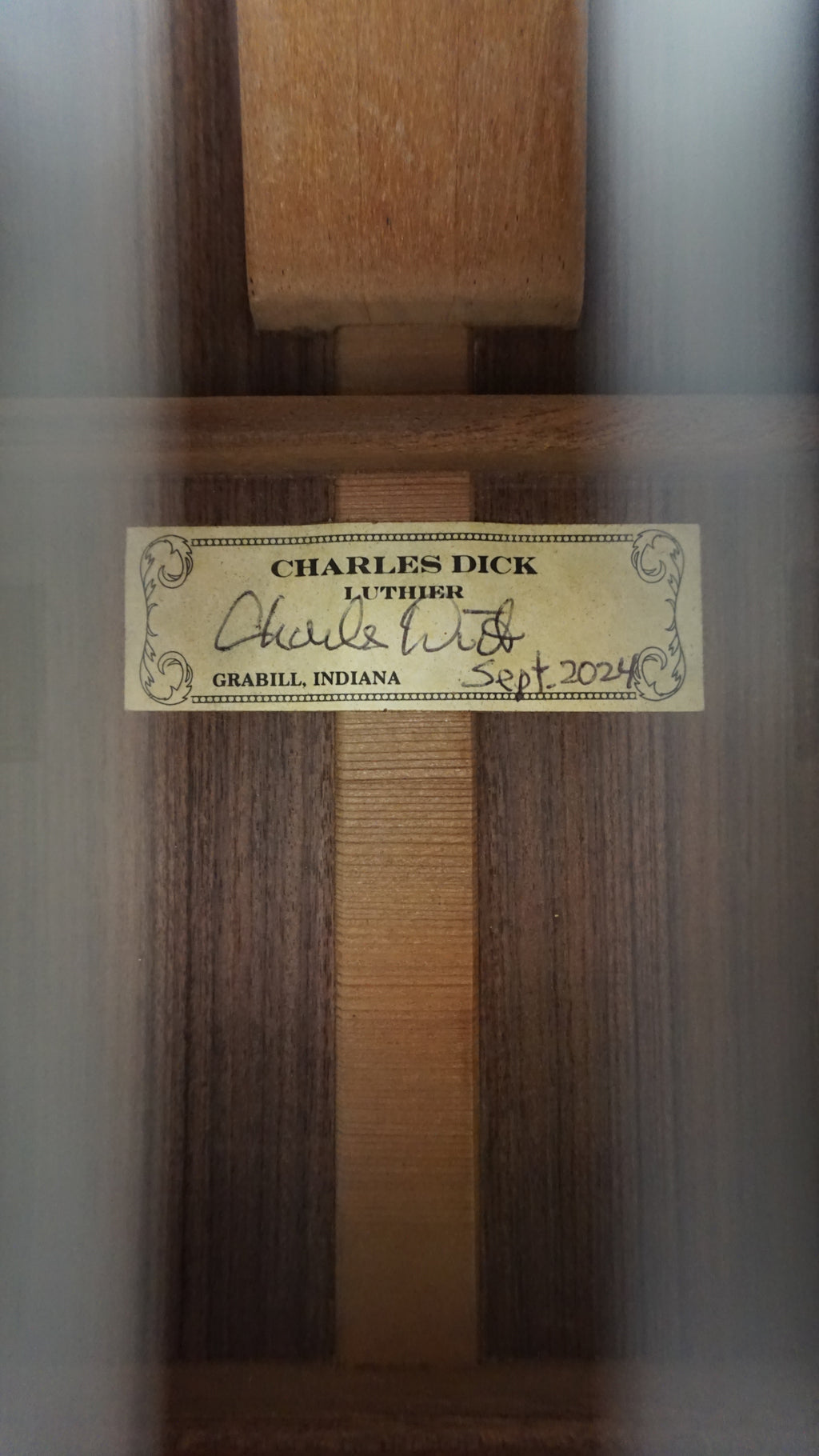 Charles Dick Luthiery Handmade Classical Guitar by Charles Dick Sept 2024 - 660mm Indian Rosewood