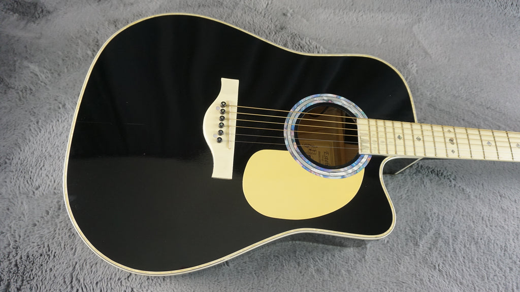 Esteban Vl-100 - Black Acoustic Guitar