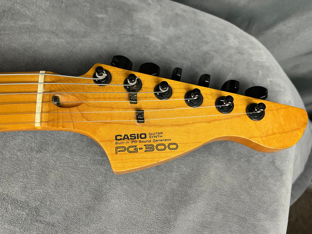 Casio PG-300 Refurbished! MIDI guitar 1980’s Red Burst