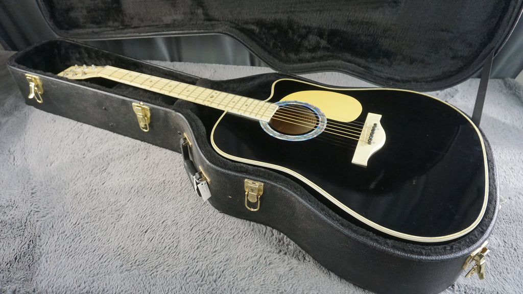 Esteban Vl-100 - Black Acoustic Guitar
