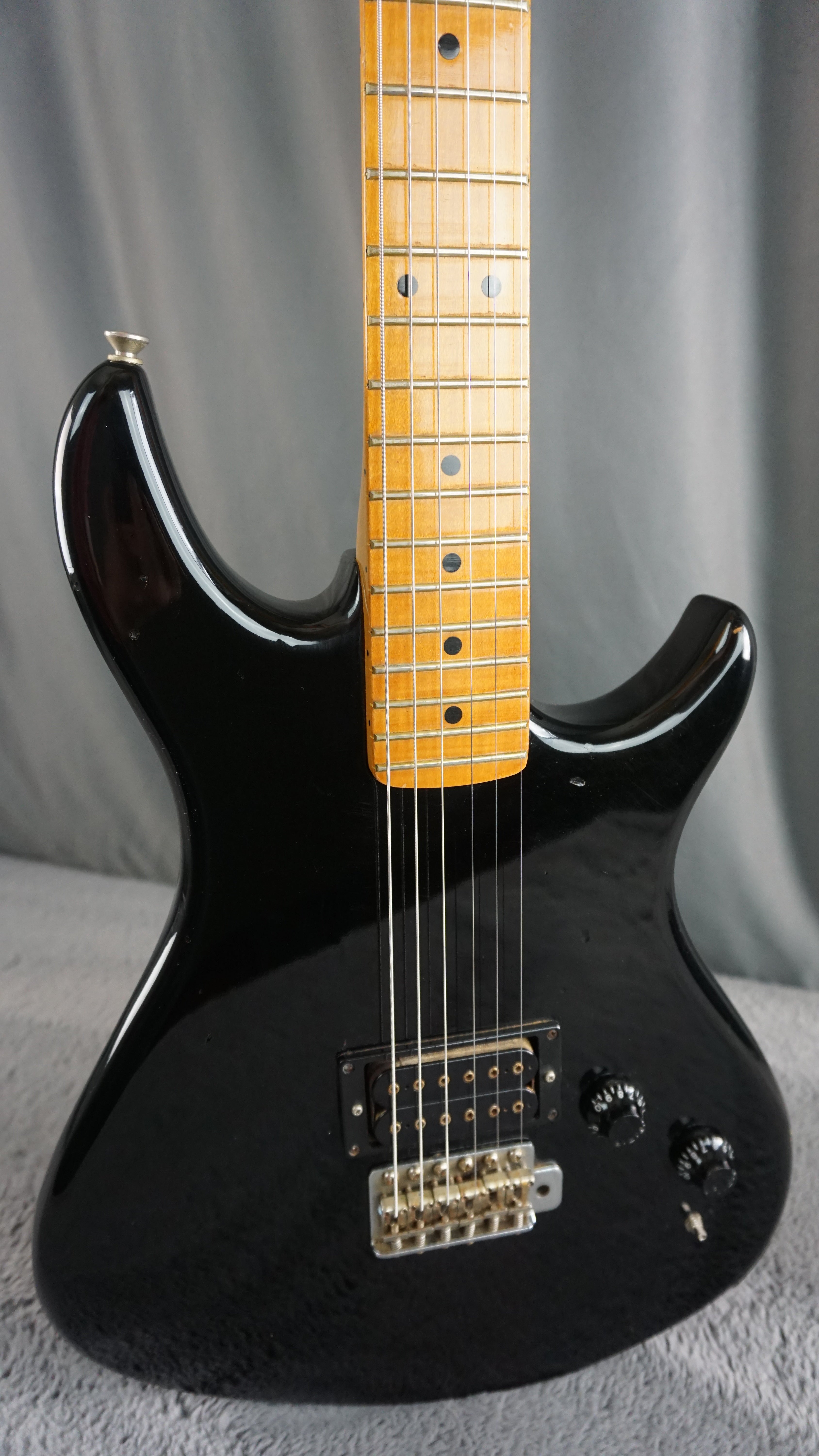 Aquarius Kawai Original Black MIJ Electric Guitar w/ Hard Case