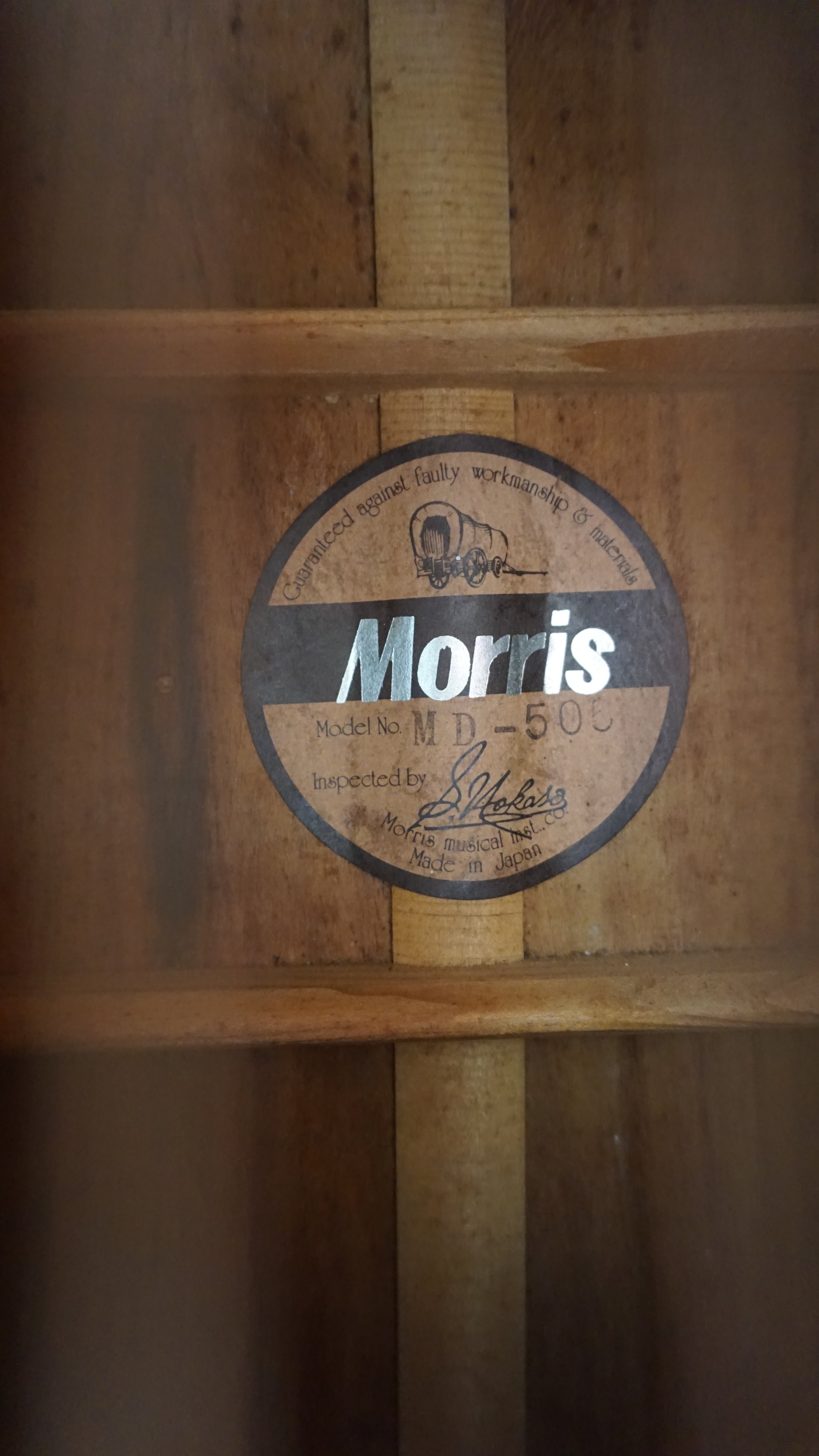 Morris MD-505 Japan Acoustic Guitar